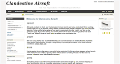 Desktop Screenshot of clandestineairsoft.com